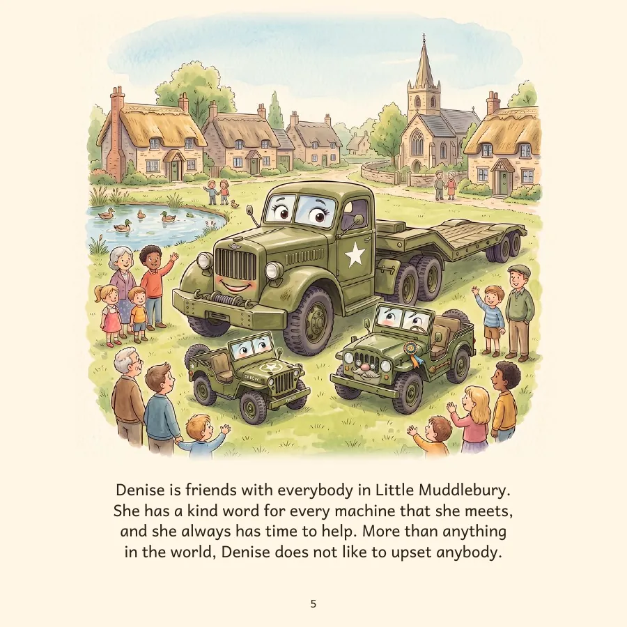 Look inside Denise, illustrated page 1