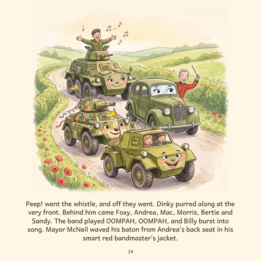 Look inside Dinky, illustrated page 2