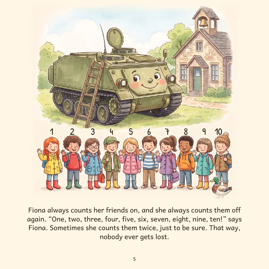 Look inside Fiona, illustrated page 1