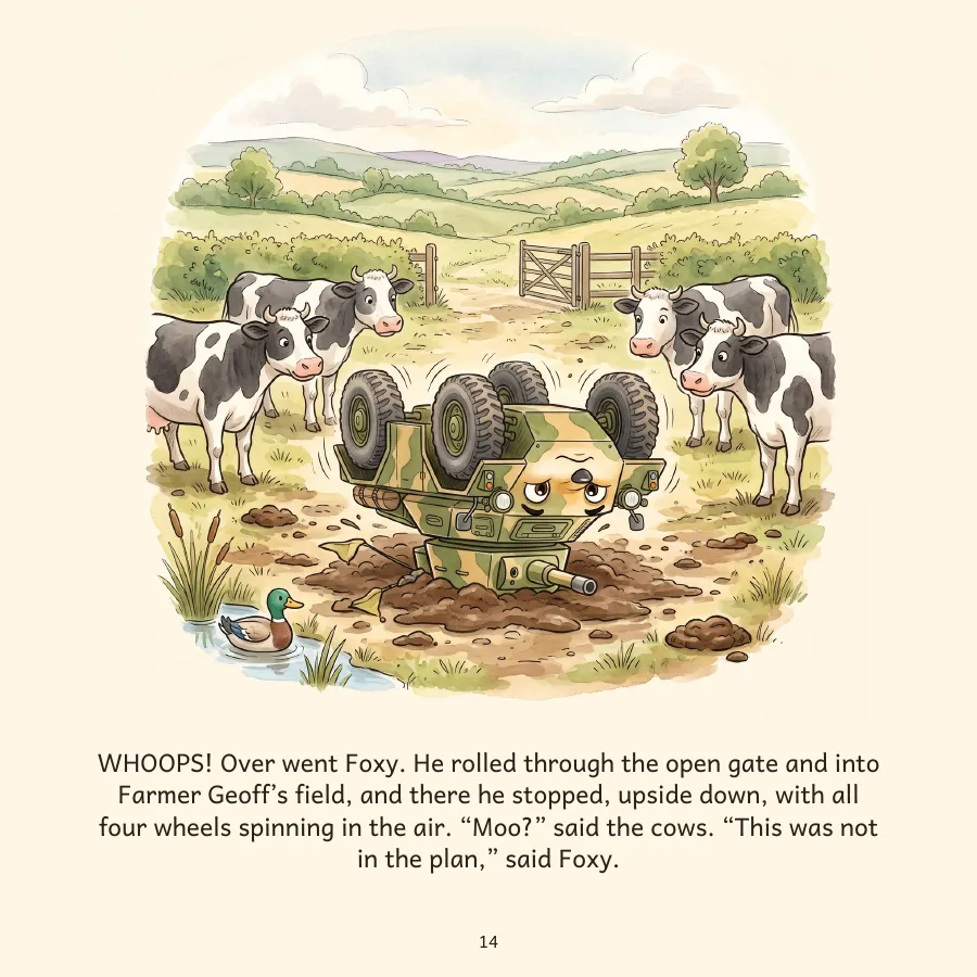 Look inside Foxy, illustrated page 2