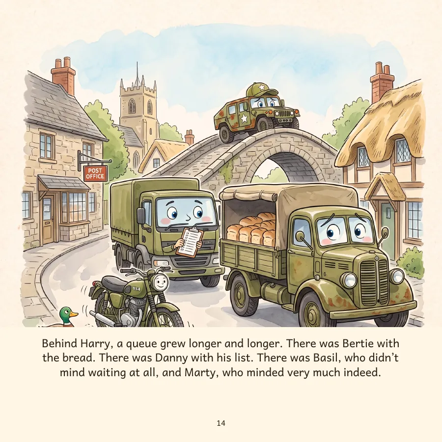 Look inside Harry, illustrated page 2
