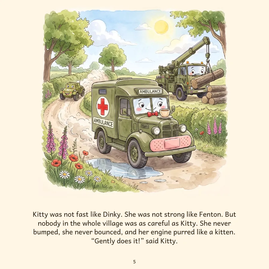 Look inside Kitty, illustrated page 1