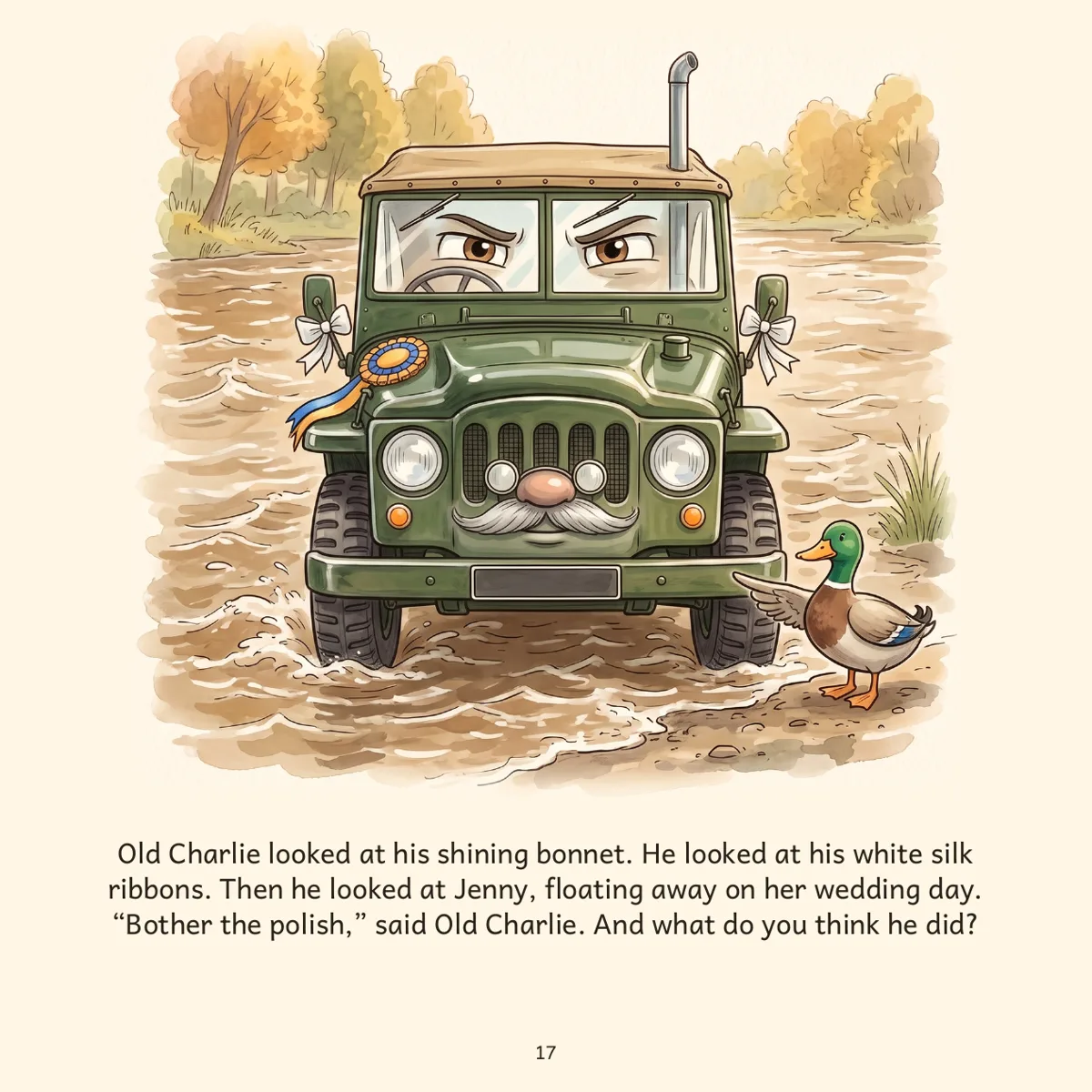 Look inside Old Charlie, illustrated page 1