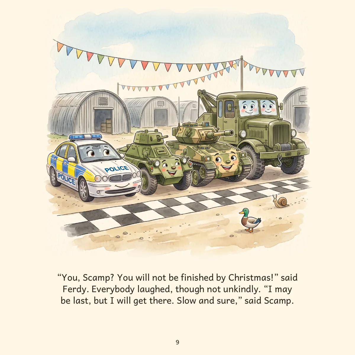 Look inside Scamp, illustrated page 1