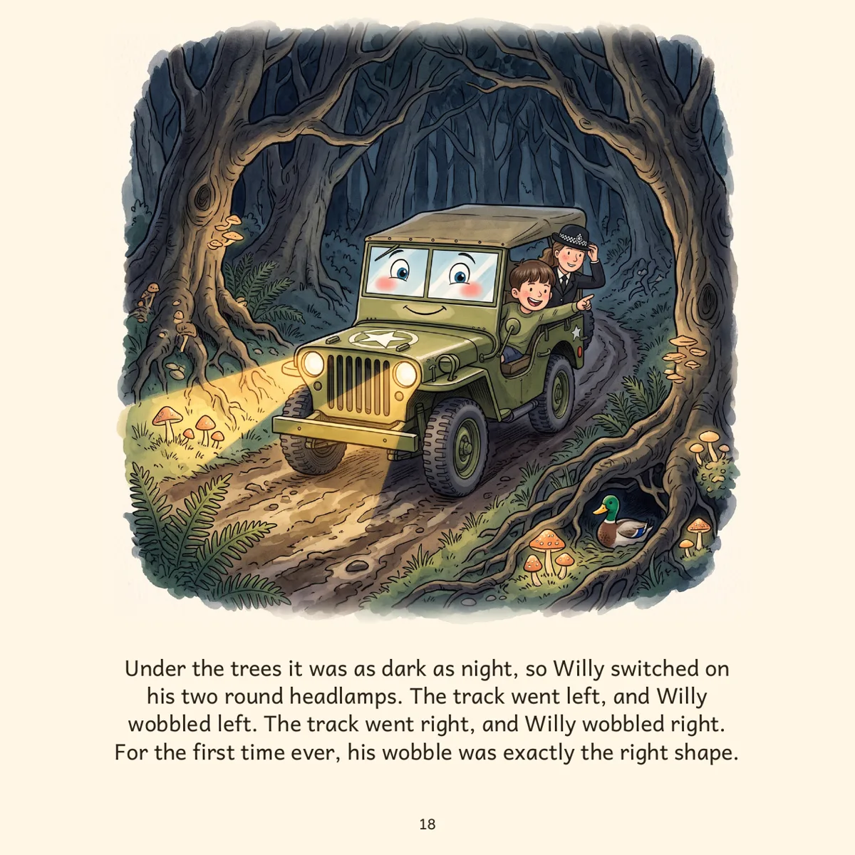 Look inside Willy, illustrated page 1